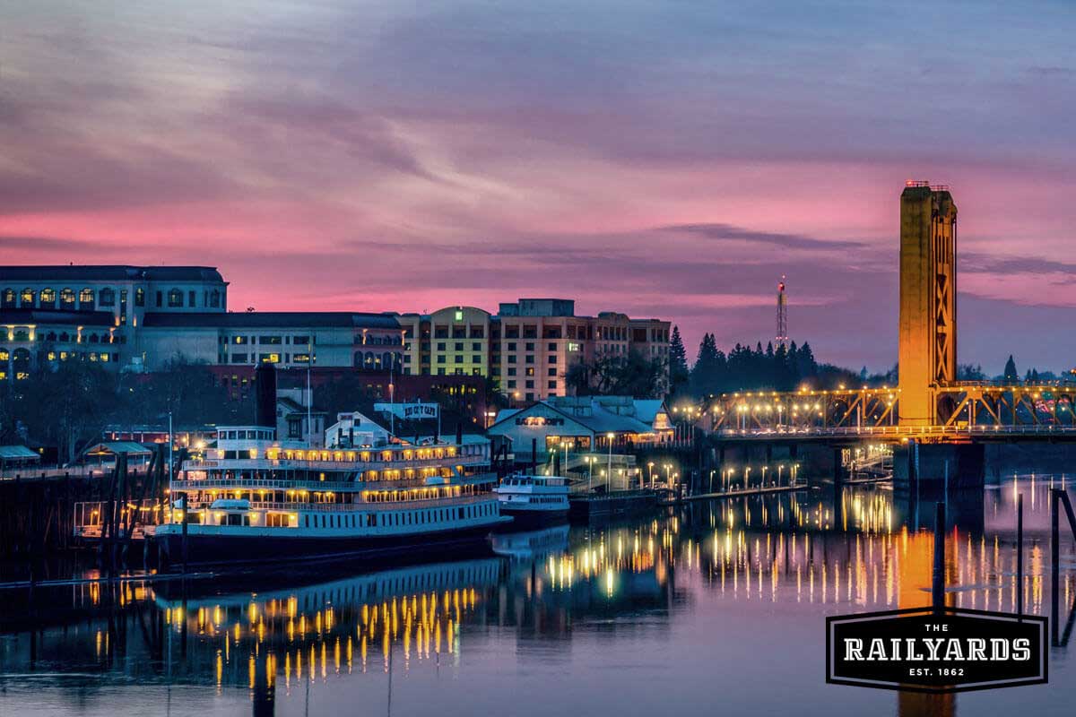 Spend a day along the Sacramento Riverfront, pictured here.