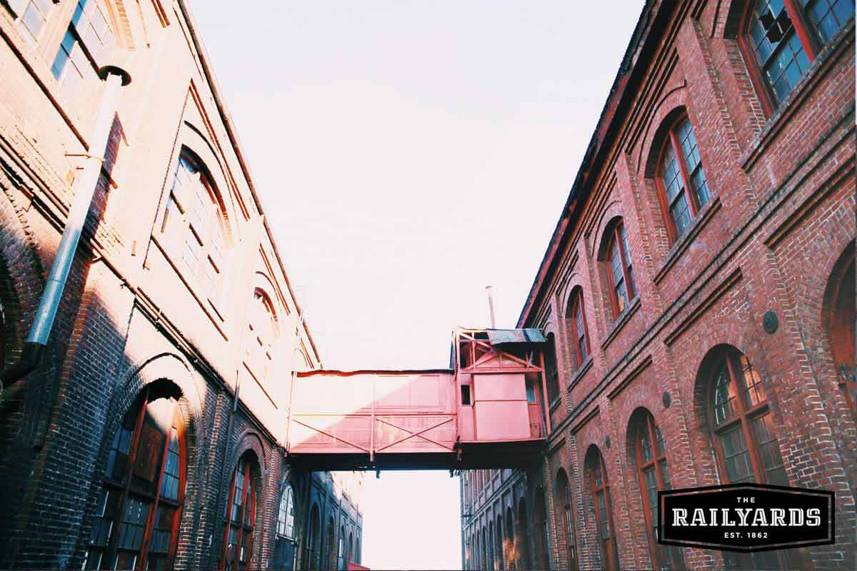 An image of the historic buildings at the Railyards. Learn more about the importance of preserving historic buildings.